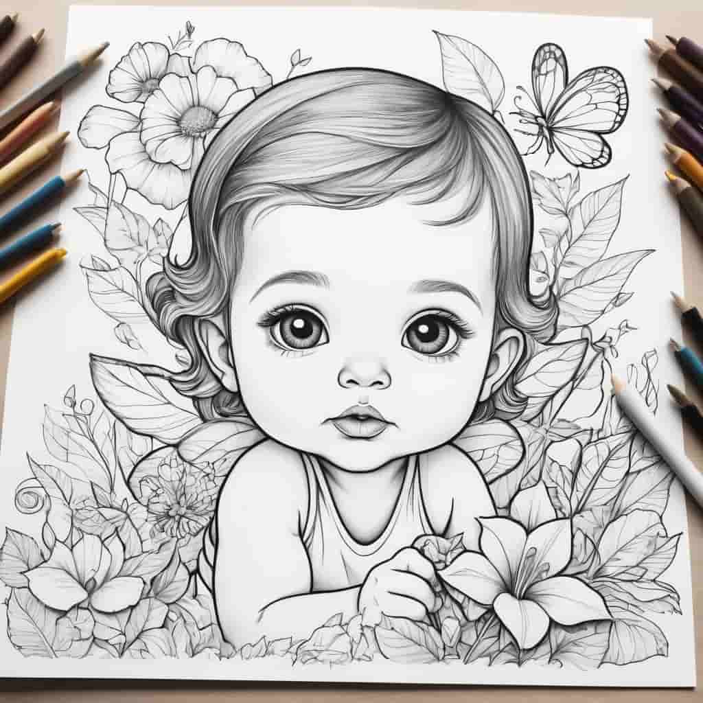 Tips for Using Baby Coloring Pages