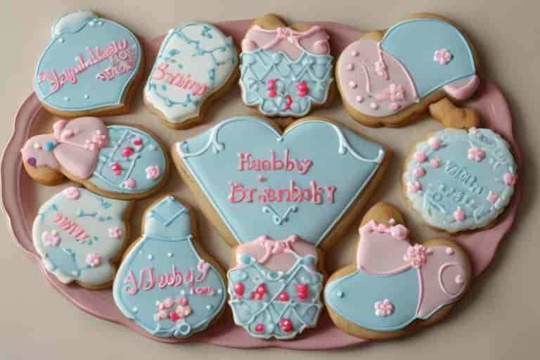 Personalizing Baby Shower Cookies