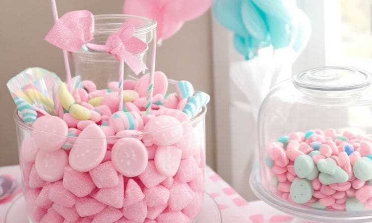 Baby shower candy