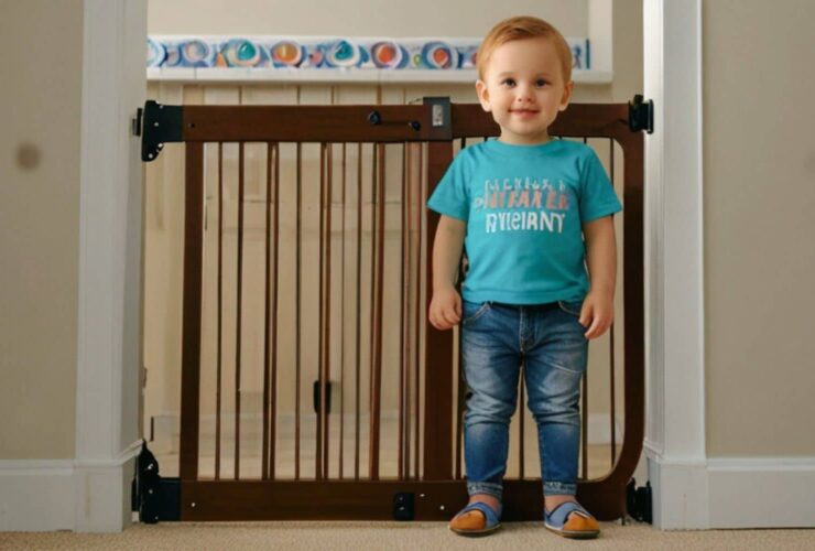 Tall baby gate