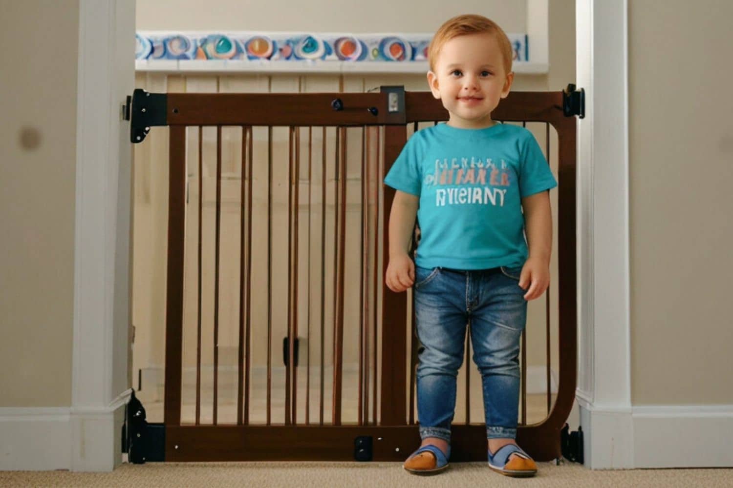 Tall baby gate