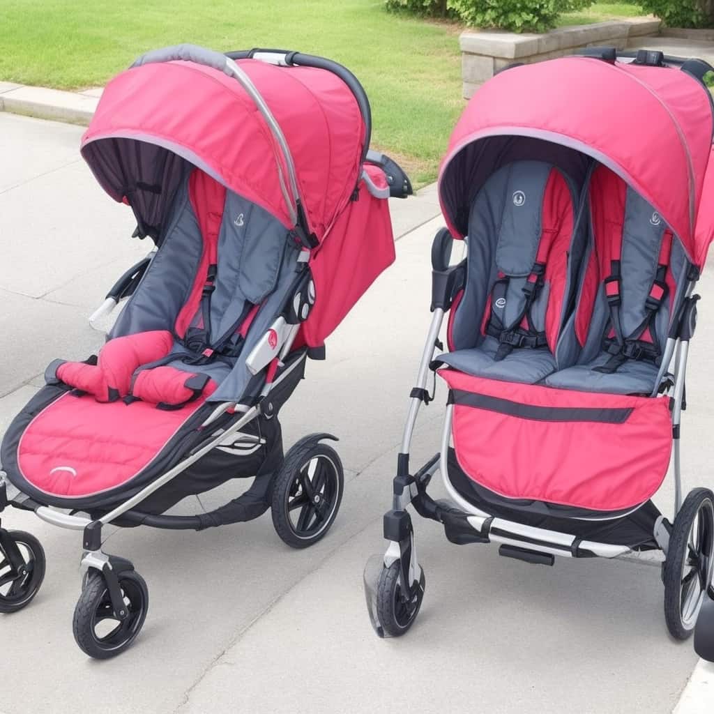 Baby Jogger Double Stroller is the size