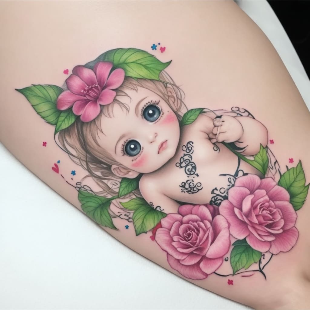 baby tattoo designs