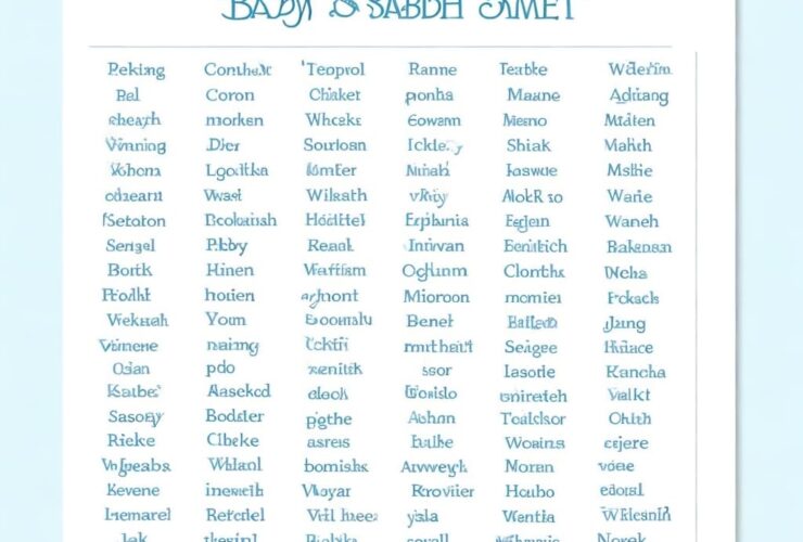 Baby Shower Word Scramble