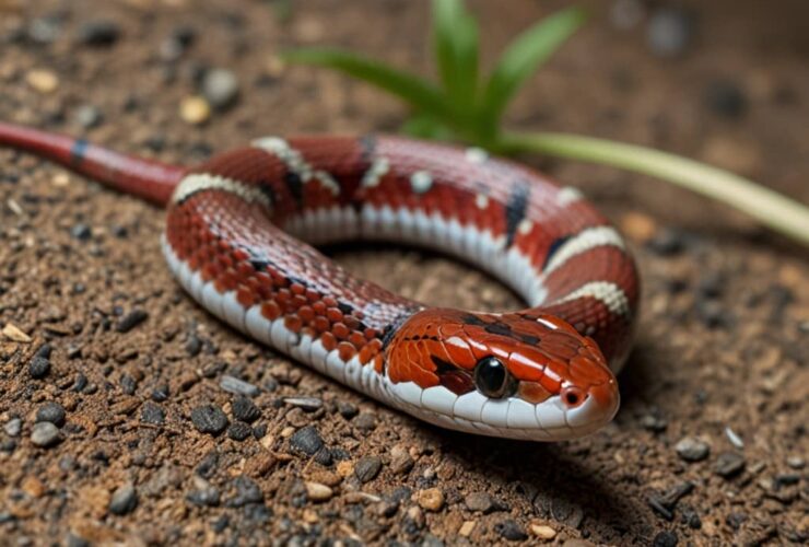 Baby corn snakes