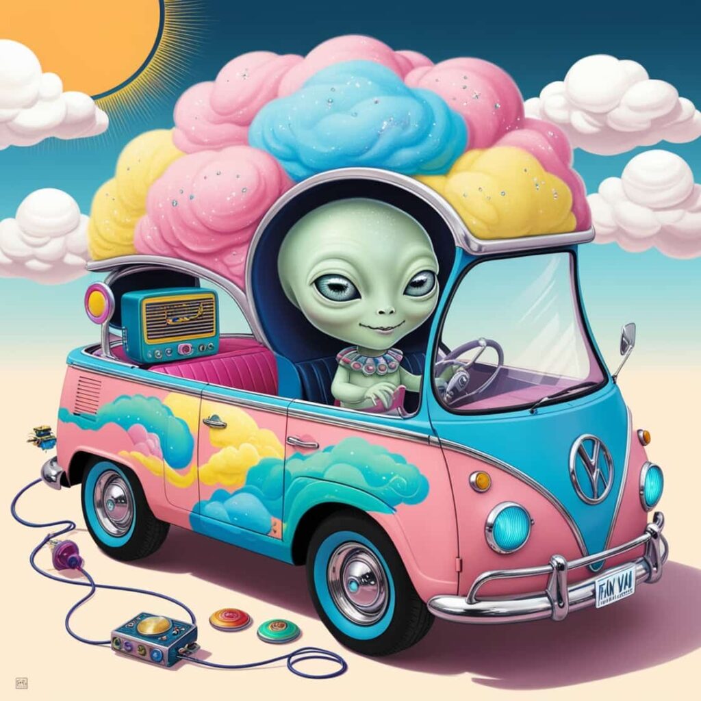 Fan Van Baby Alien Trend 