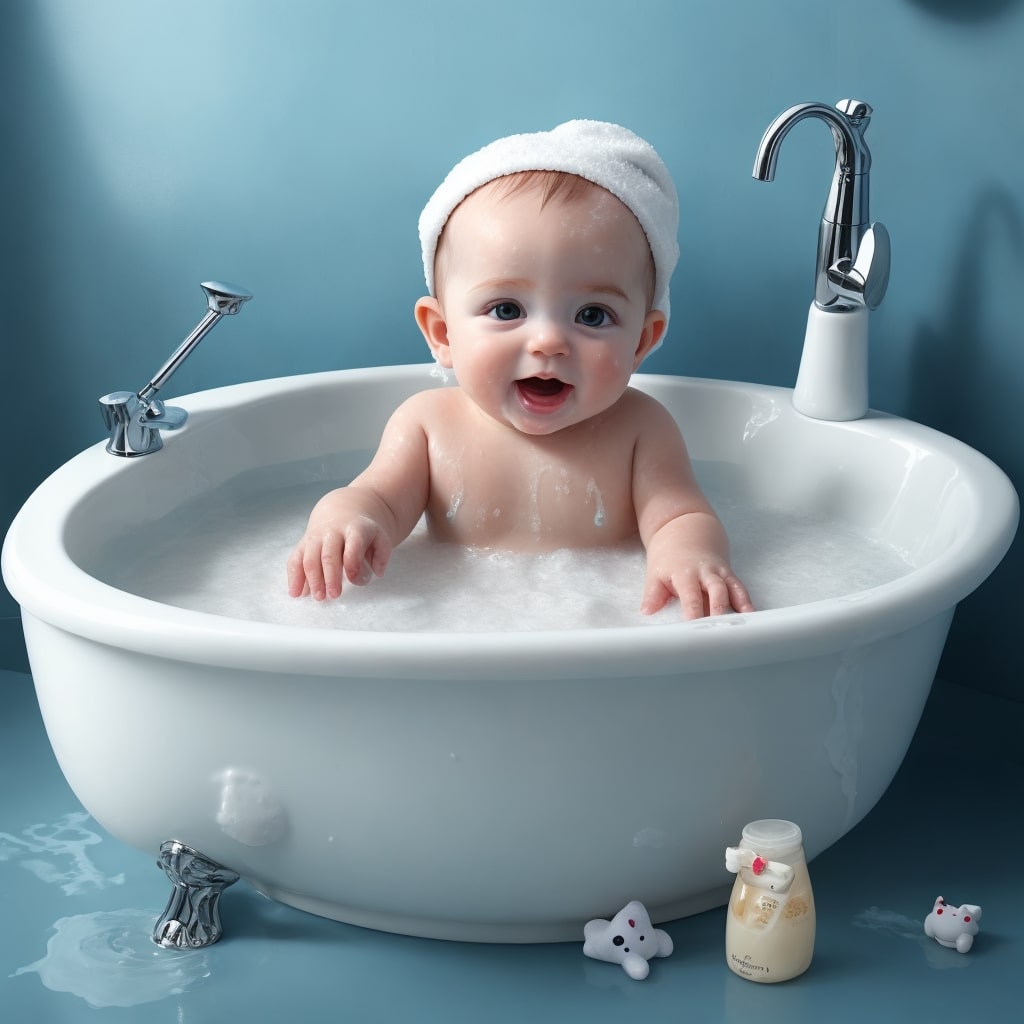 Milk Bath Baby Photoshoot