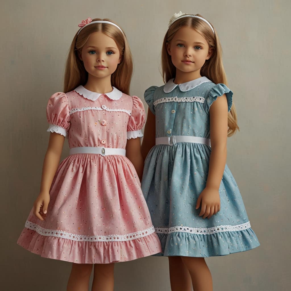  their baby doll dresses,