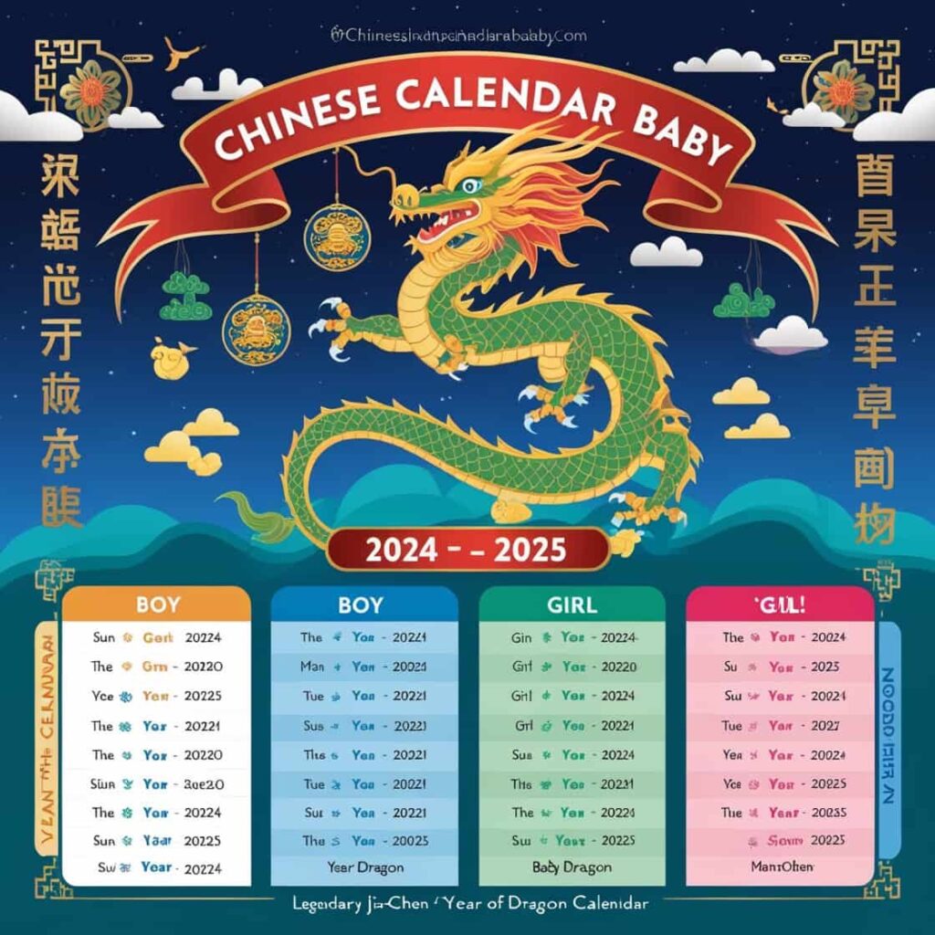 Chinese Baby Gender Calendar