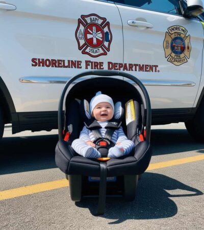 Shoreline fire Department Baby Car Seat