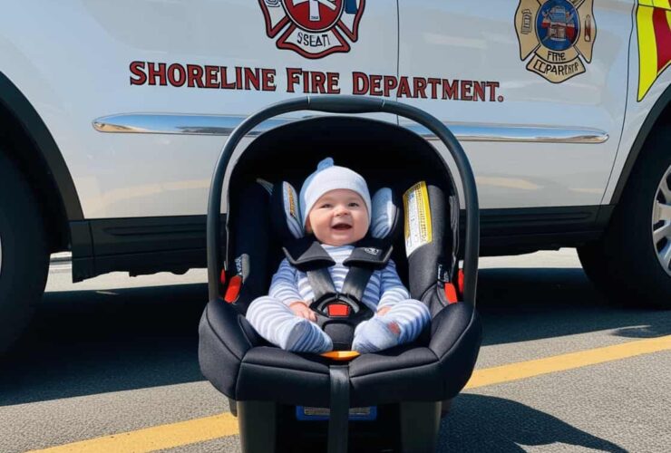 Shoreline fire Department Baby Car Seat